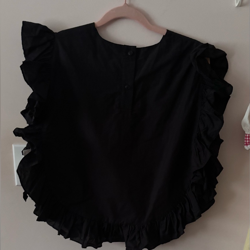 IMAKOKONI RUFFLE SMOCK TOP 〰️ - Picture 5 of 9
